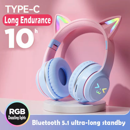 Auriculares Bluethoo Orejas de Gato