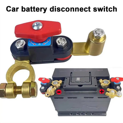 Car Battery Disconnect Switch Truck with Small Main Switch Thickened Battery Terminal Vehicle Negative Switch